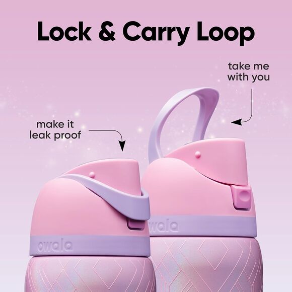 Owala Wicked For Good Glinda 32oz Freesip Pink Pearl Ready to Ship Free ASAP! - Picture 11 of 15